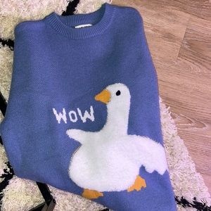 Aelfric Eden WOW goose sweater